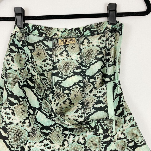 Show Me Your MuMu Python Print Skater Skirt - Picture 7 of 10